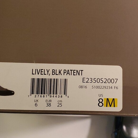 Life Stride Lively Black Patent Pump Size 8M - Picture 4 of 4
